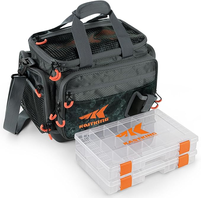 KastKing Fishing Gear & Tackle Bags - Saltwater Resistant Fishing Bags - Fishing Tackle Storage Bags