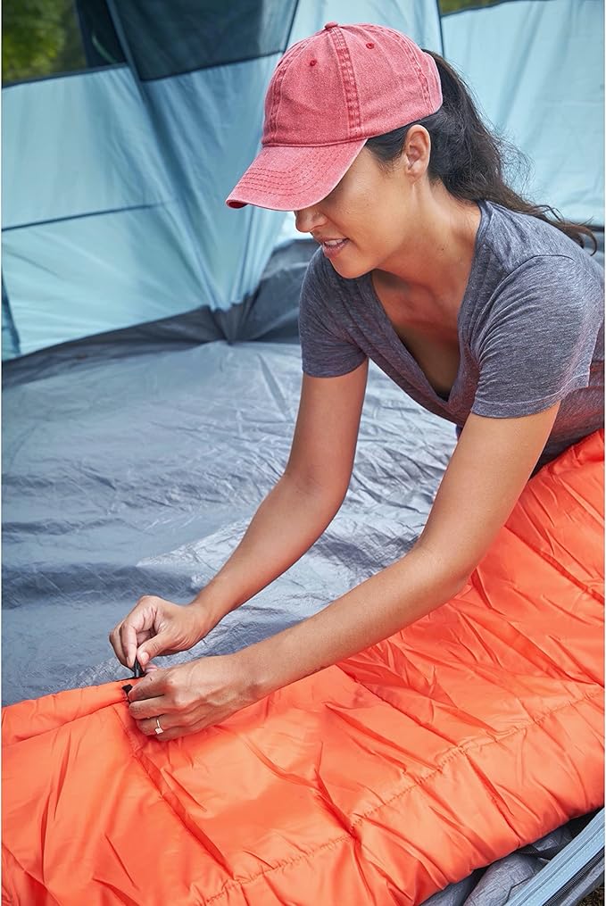 Coleman Kompact Sleeping Bag, Indoor/Outdoor Lightweight Sleeping Bag for Adults, 20°F/30°F/40°F Options for Camping, Hiking, Backpacking with Included Compression Sack