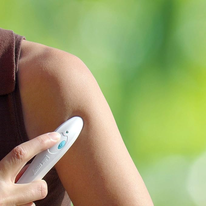 bite away - the original electronic bite treatment for mosquito bites, made in Germany. Works without chemicals - treatment by heat, up to 300 applications possible with the first set of batteries 2pc