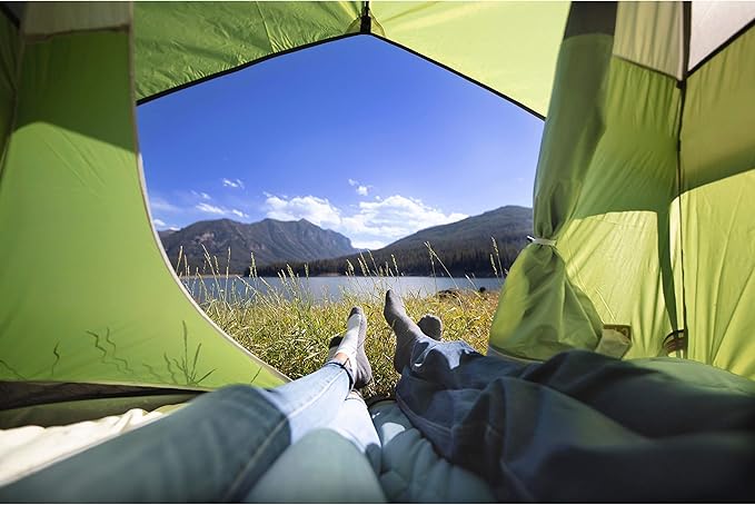 Coleman Sundome 4-Person Tent with Rainfly, Weatherproof Tent Sets Up in 10 Mins