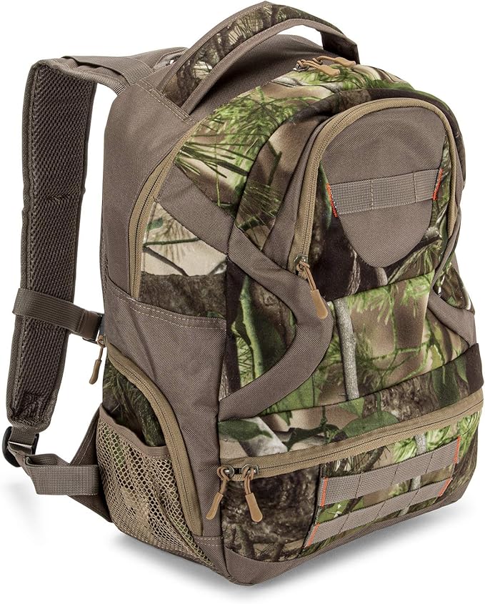 North Mountain Gear Hunting Backpack - Lightweight + Waterproof + Small Hunting Pack - Woodland Green