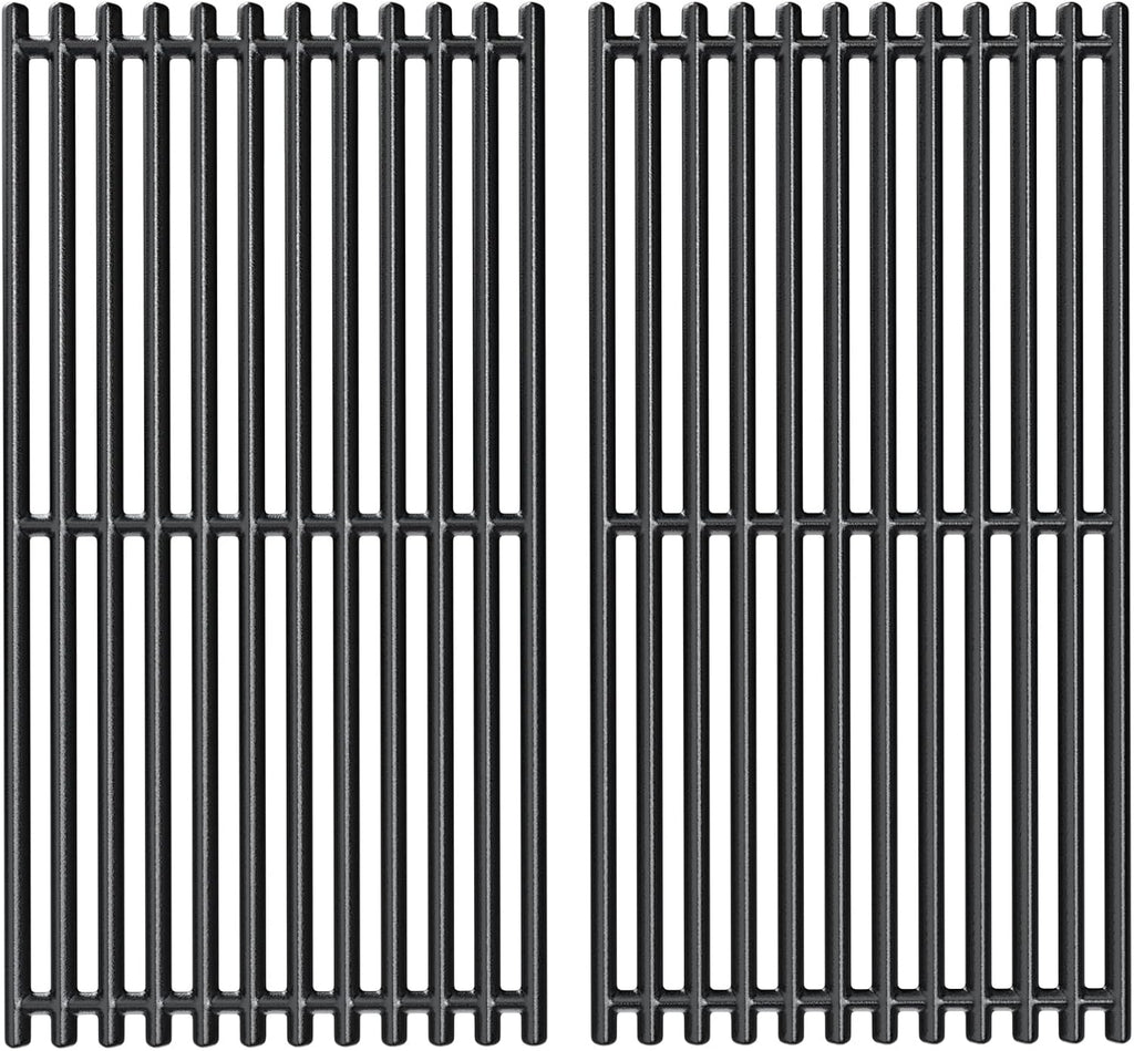 Uniflasy 17 x 8 3/4 Cast Iron Cooking Grate fits CharBroil Commercial 463644220 463632320 463642316 463245518 463630021 G369-0030-W2 2Burner Grill Replacement Part Grid for Nexgrill 720-0864M 720-0864