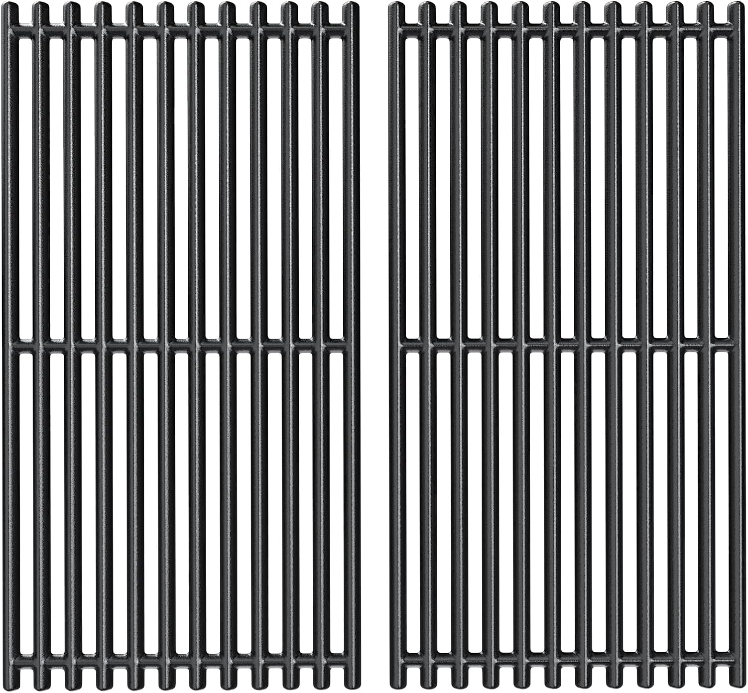 Uniflasy 17 x 8 3/4 Cast Iron Cooking Grate fits CharBroil Commercial 463644220 463632320 463642316 463245518 463630021 G369-0030-W2 2Burner Grill Replacement Part Grid for Nexgrill 720-0864M 720-0864