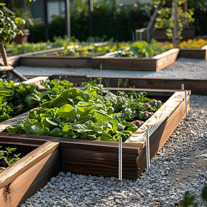 Rebar Stakes 16 Inch 9 Pack Tent Stakes Heavy Duty Metal J Hook, Fence Stakes for Trampoline, Fence, Camping Tent (9, I-16 x2/5""), Silver