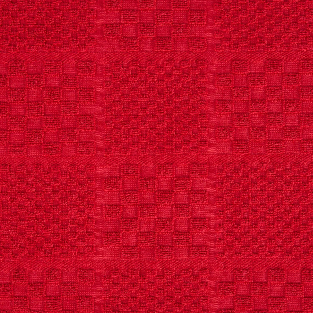 KitchenAid Quilted Cotton Terry Cloth Oven Mitt, Pot Holder Heat Resistant, 16"x26", 7"x13" & 7"x10", Passion Red