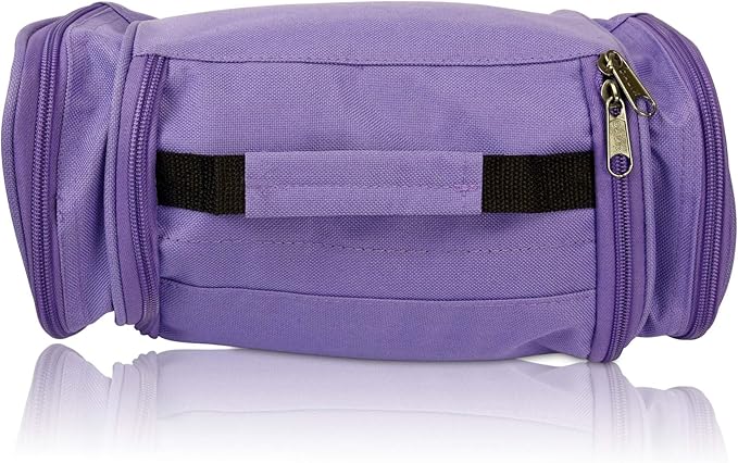 DALIX Travel Toiletry Kit Accessories Bag in Purple