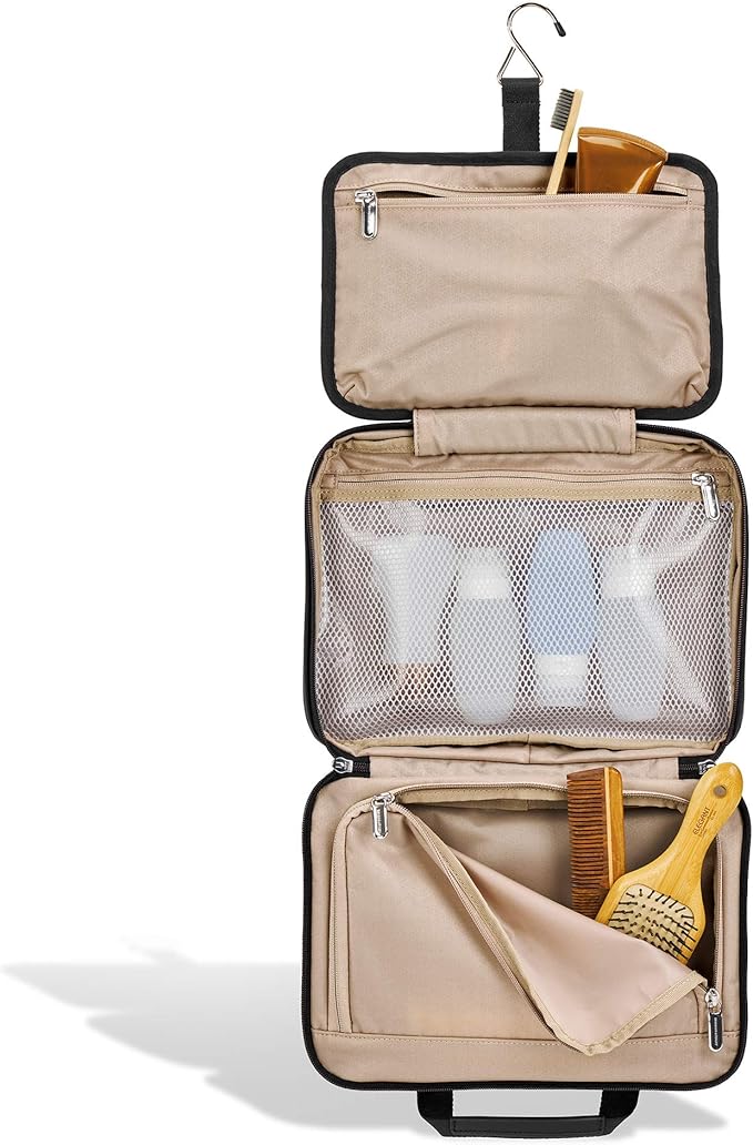 Briggs & Riley Toiletry Kit - Travel Bags for Women & Men, Organizer for Vacation, Dopp Kit for Bathroom Accessories, Makeup, & Skincare
