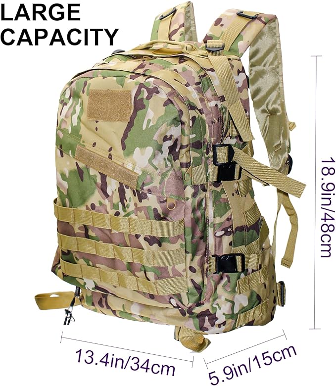 Lightweight Fishing Tackle Backpack Professional Water-Resistant All-in-One Rod Holder & Gear Storage