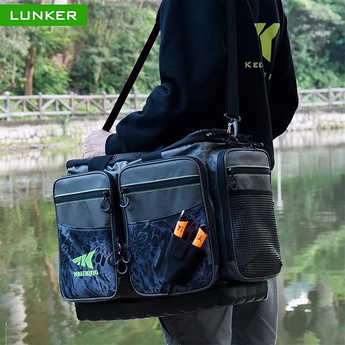 KastKing Fishing Gear & Tackle Bags - Saltwater Resistant Fishing Bags - Fishing Tackle Storage Bags