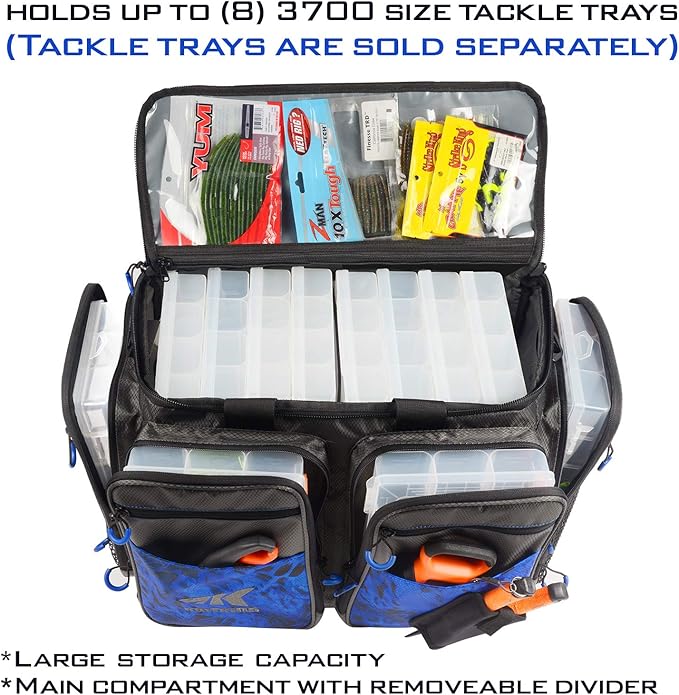 KastKing Fishing Gear & Tackle Bags - Saltwater Resistant Fishing Bags - Fishing Tackle Storage Bags