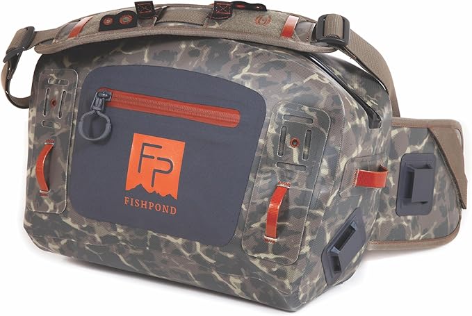 fishpond Thunderhead Submersible Lumbar Pack | Fishing Bag | Waterproof Waist Pack | Fly Fishing Fanny Pack - Eco Shadowcast Camo
