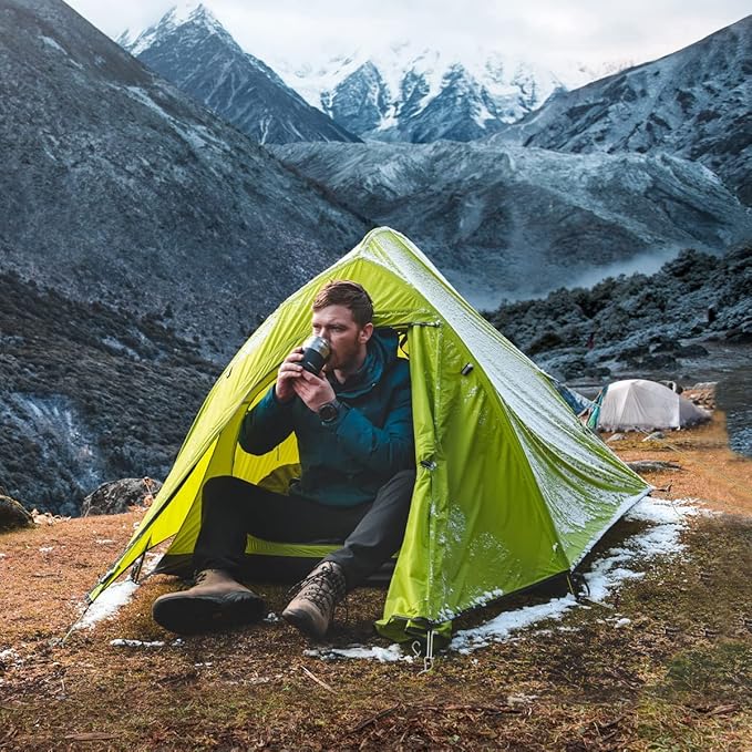 Naturehike Cloud-Up 2 Person Tent Lightweight Backpacking Tent with Footprint - Free Standing Ultralight Camping Hiking Backpack Tents Two Person Tent