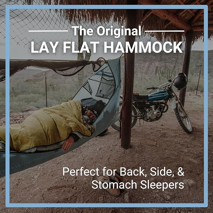 Haven Tents Lay Flat Hammock Tent - Waterproof Tent & Camping Hammock with Mosquito Net - Includes Insulated Pad and Rainfly - Haven Tent, Haven XL, Haven Safari