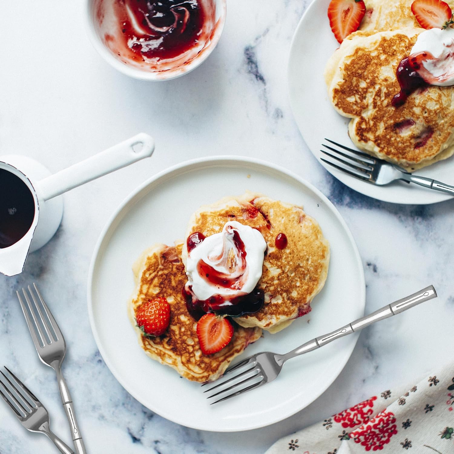 Hampton Forge Hampton Signature – Bamboo – 20 Piece Flatware Set, Service for 4