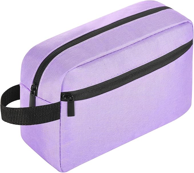 Travel Toiletry bag Toiletry bag for women men Hanging Cosmetic bag Travel accessories for Women Men (Purple)