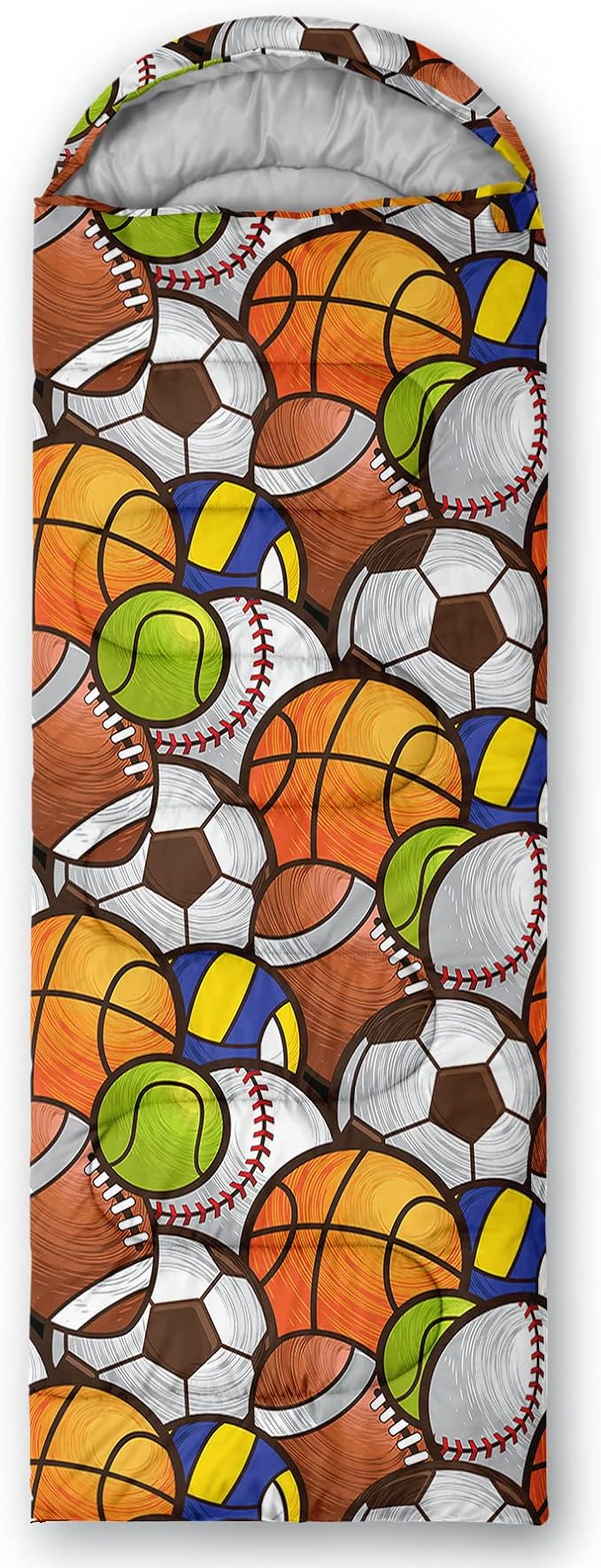 QOOMO Camping Sleeping Bags,3 Season Warm & Cool Weather,Lightweight,Waterproof Sleeping Bags for Adults & Kids,Traveling,and Outdoors,Camping Gear Equipment