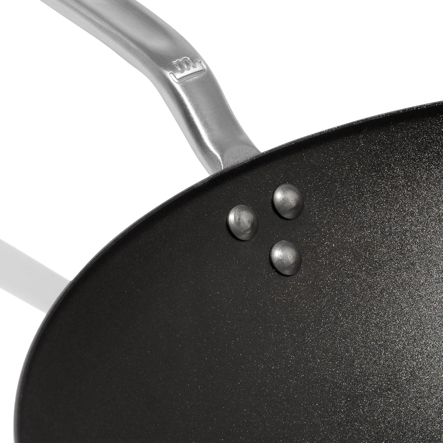 Made In Cookware - 13" Seasoned Carbon Steel Wok - (Like Cast Iron, but Better) - Professional Cookware - Crafted in Sweden - Induction Compatible