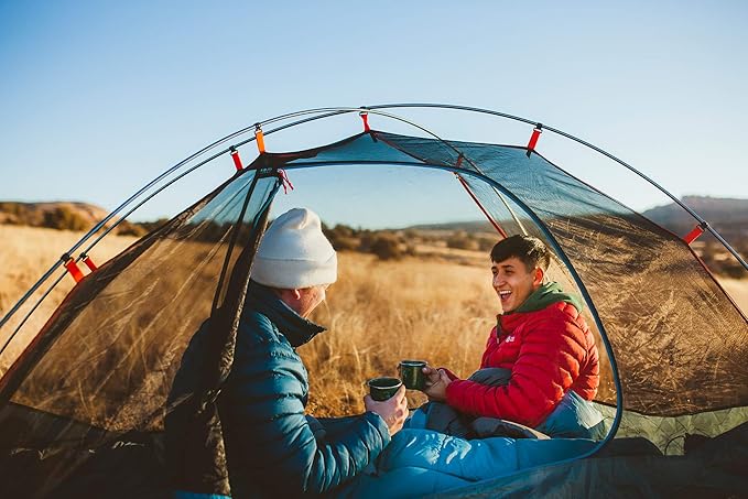 Kelty Cosmic Synthetic Fill 20 Degree Backpacking Sleeping Bag – Compression Straps, Stuff Sack Included