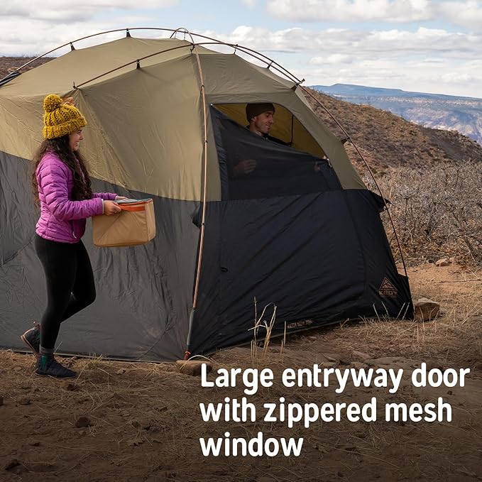 Kelty Highroads Overlanding Shelter - Universal Mount Car Camping Tent with Large Zippered Entry, Aluminum Frame, Adjustable Walls and Windows, UV Protection, Rainproof, Stuff Duffel Included, 2024