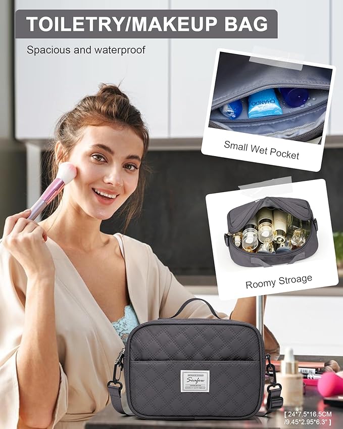 Gym Bag Womens,Travel Duffel Carry on Bag Sport Tote Bag Weekend Overnight Bag