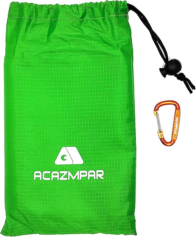 Waterproof Camping Tent Tarp, Ultralight Tent Footprint, Ground Tent Floor Saver for Camping Hiking (Green-79 x55)