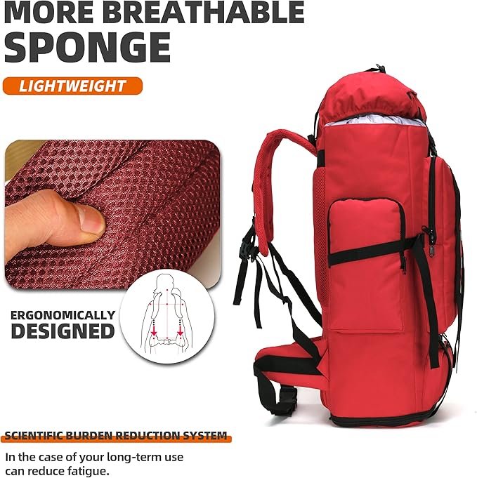 100L Camping Hiking Military Tactical Backpack Outdoor Climbing Sport Bags for Camping,Backpacking