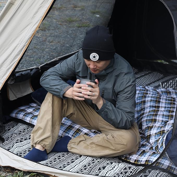 REDCAMP Cotton Flannel Sleeping Bag for Camping Backpacking, Adults Cold Weather Envelope Sleeping Bags with 2/3/4lbs Filling