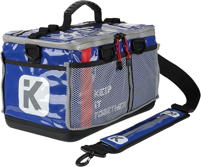 KITBRIX Gym Bag, Duffel Bag, Personal Item Travel Bag - Solid Waterproof Base - Built for Wet, Muddy Gear - Multi-Use Swim Bag, Soccer Bag, Wrestling Bag, Camping Bag, Triathlon Transition Bag