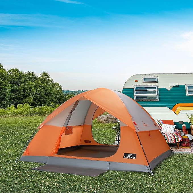 2-12 Person Tents for Camping Waterproof, Backpack Double Layer Tents, Perfect Picnics, Fishing and Backyard Camping