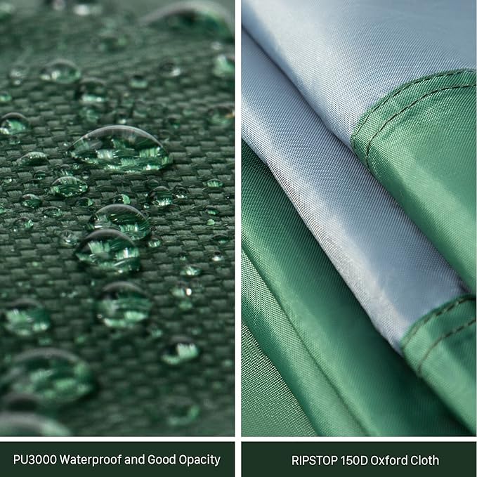 Forceatt 12x14FT Waterproof Camping Tarp with 2 Poles, Sun Shelter for Car, Tent, Hammock in Camping, Hiking, Backpacking, Garden and Traveling