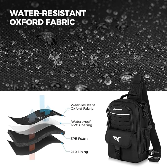 KastKing Everyday Essential Fishing Backpack & Tool Set, Fishing Sling Tackle Bag & 3500-Tackle Box Waterproof, Fishing Scale, 7" Fishing Pliers, Lip Gripper-Fishing Gear and Fishing Gift for Men