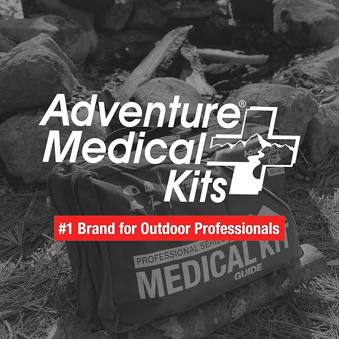 Adventure Medical Kits Pro Series Emergency Medical Kit - Guide I - First Aid Backcountry Medical Kit with C-Splint, CPR Mask, Stethoscope & More - Waterproof Medical Kit