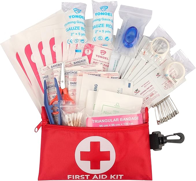 Galaxy 128 Pcs First Aid Kits for Survival Emergency Trauma Military Combat Tactical Hunting Camping Hiking IFAK EMT Bag (__128 Pcs Mini First Aid Kits)