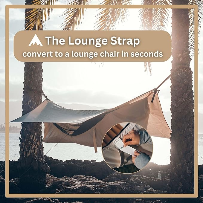 Haven Tents Lay Flat Hammock Tent - Waterproof Tent & Camping Hammock with Mosquito Net - Includes Insulated Pad and Rainfly - Haven Tent, Haven XL, Haven Safari