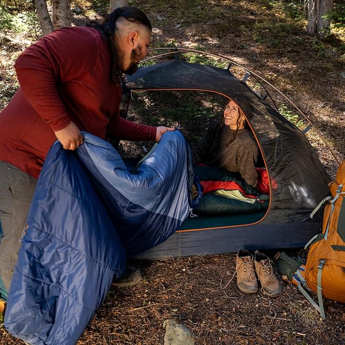 Kelty Cosmic Synthetic Fill 20 Degree Backpacking Sleeping Bag – Compression Straps, Stuff Sack Included