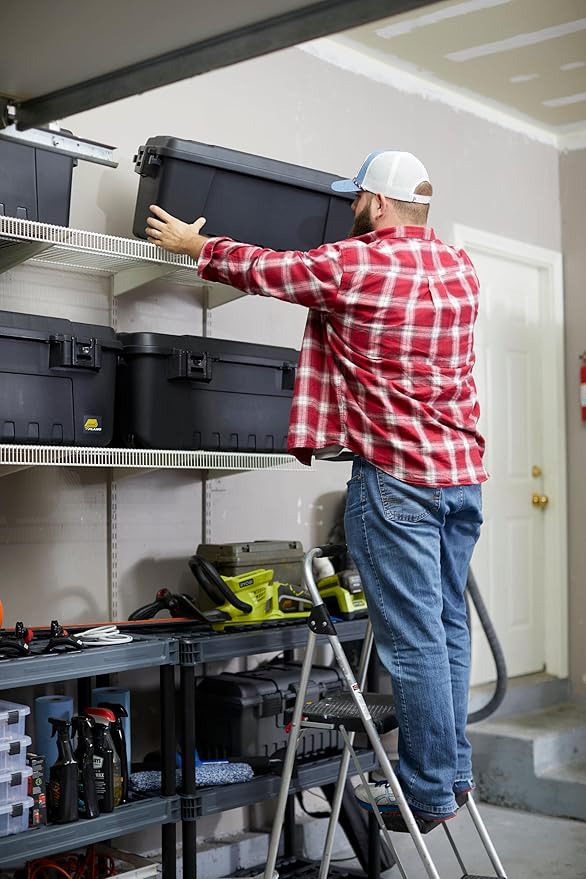 Plano Sportsman's Trunk, Medium 3 Pack, Black, Lockable Storage Box, Medium Storage Bins for Indoor and Outdoor Spaces, Easy to Carry, Secure and Transport, Airline Friendly