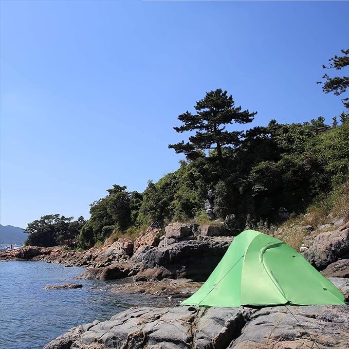 Naturehike Cloud-Up 1 Person Tent, Lightweight Backpacking Tents for One Man, Waterproof Ultralight One Person Tent for Camping Hiking Backpacking