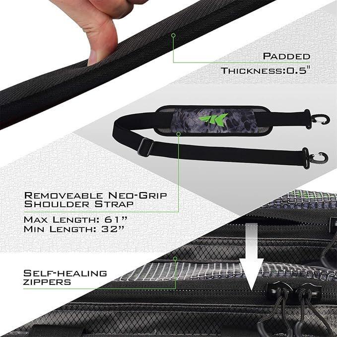 KastKing Fishing Gear & Tackle Bags - Saltwater Resistant Fishing Bags - Fishing Tackle Storage Bags