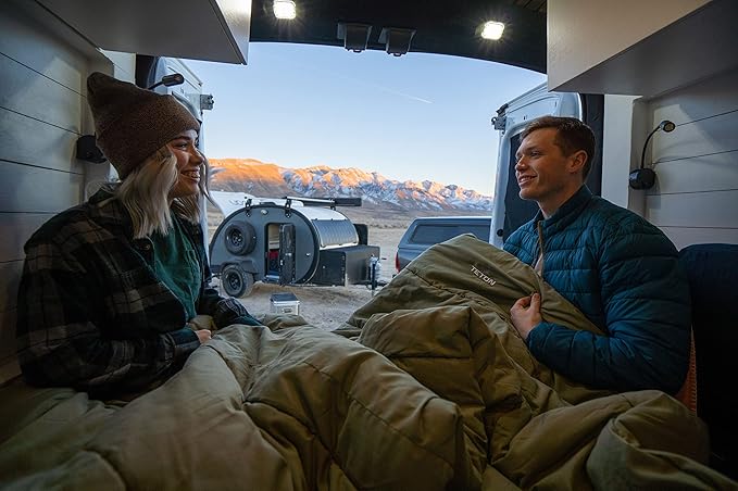 Teton Everyday Response Sleeping Bag for Adults and Kids, 3-Season Sleeping Bags, Stay Warm in Camping Weather, Stuff Sack Included