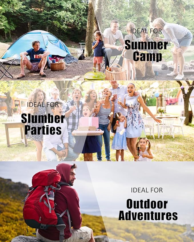 Sleeping Bags for Adults Backpacking Lightweight Waterproof- Cold Weather Sleeping Bag for Girls Boys Mens for Warm Camping Hiking Outdoor Travel Hunting with Compression Bags