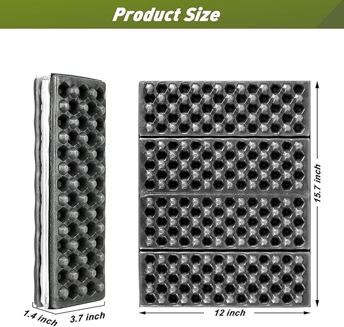 Portable Seat Cushion,Hunting Lightweight Foam Sit Pad,Camping Foam Mat for Hunting,Camping,Hiking, Outdoor Activities