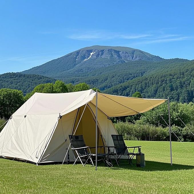 Neween Tent Poles for Tarp Adjustable Camping Tarp Poles Set of 2, 76in Lightweight Collapsible Tent Pole with a Diameter of 0.6in for Backpacking Hiking Awning Canopy Rain Fly Shelter (Black)