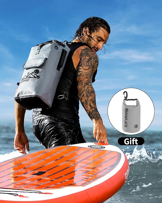 IDRYBAG Dry Bag Backpack Waterproof Floating 20L/30L/40L, Dry Bags Waterproof Backpack for Men, Dry Sack Waterproof Bag