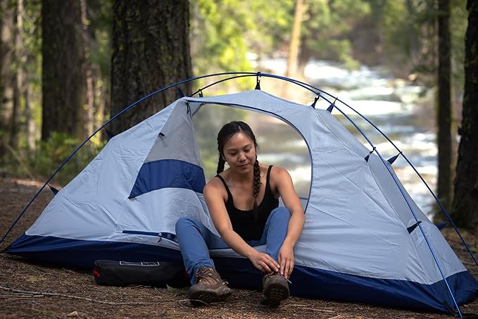 ALPS Mountaineering Lynx 1-Person Tent – Lightweight, Easy Setup, Waterproof, Freestanding Backpacking Tent with Durable Aluminum Poles and Ample Ventilation