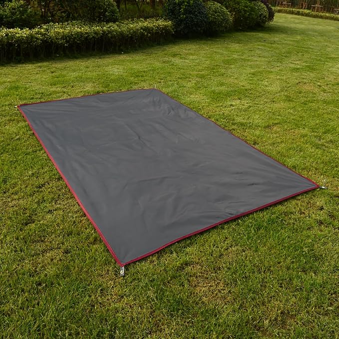 Wind Tour Portable Multifunctional Outdoor Camping Tarp Groundsheet Footprint Lightweight Floor and Ground Tarps for Camping Hiking with Carry Bag (51.2" x 83")