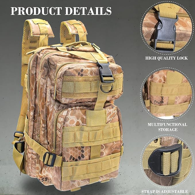 Lightweight Fishing Tackle Backpack Professional Water-Resistant All-in-One Rod Holder & Gear Storage