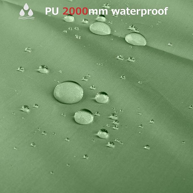 Azarxis Hammock Camping Tarp Rain Fly, Waterproof Tent Footprint Shelter Canopy Sunshade Cloth Picnic Mat for Outdoor Awning Hiking Beach Backpacking - Included Guy Lines & Stakes