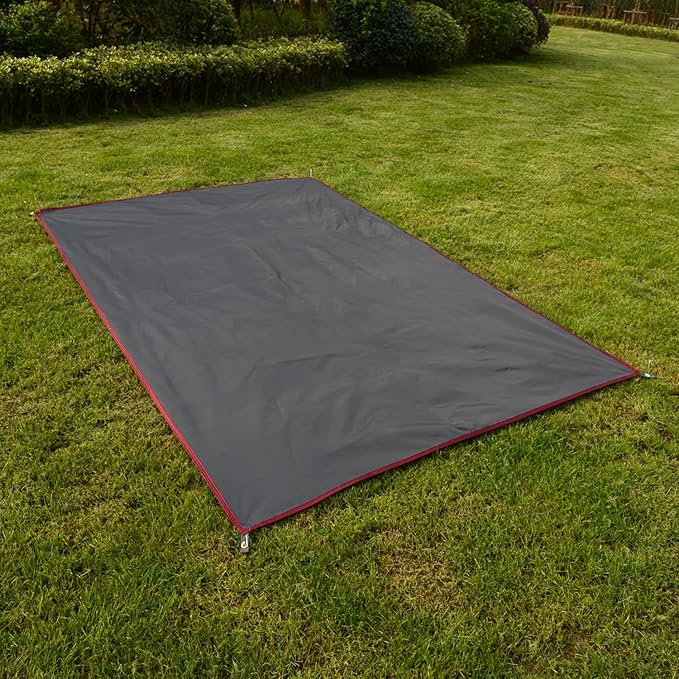 Wind Tour Portable Multifunctional Outdoor Camping Tarp Groundsheet Footprint Lightweight Floor and Ground Tarps for Camping Hiking with Carry Bag (118" x 118")