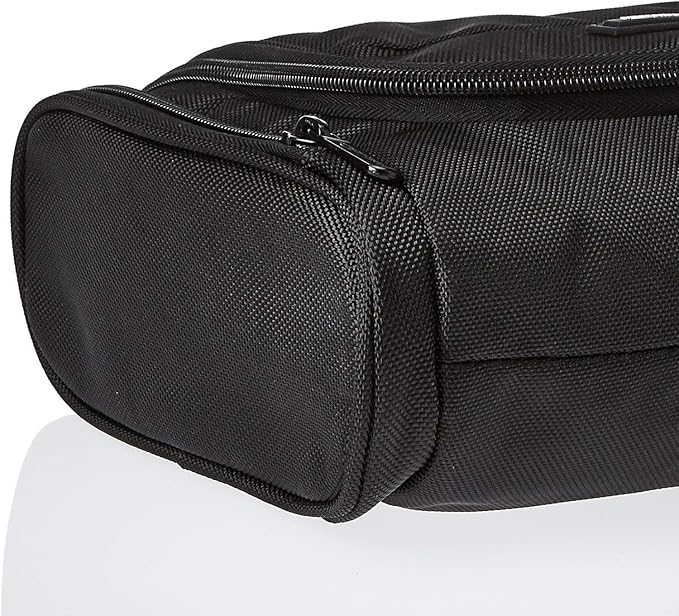 Amazon Basics Hanging, Travel Toiletry Bag Organizer, Shower Dopp Kit, Black