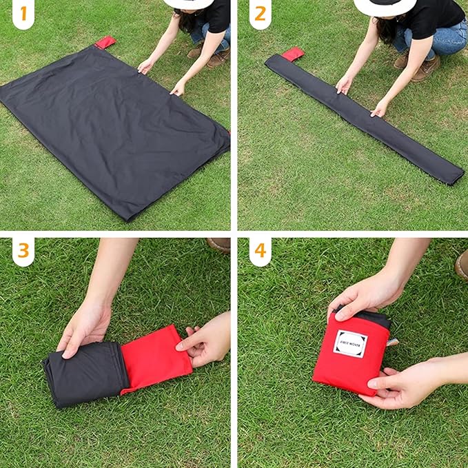 TRIWONDER Hammock Rain Fly Waterproof Tarp Camping Tent Footprint Ground Cloth Backpacking Tarp Camp Shelter Sunshade Mat for Outdoor Hiking Beach Picnic